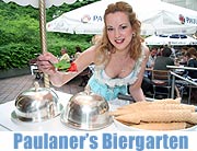 -Biergartenzeit: Paulaner's Wirtshaus mit Biergarten - ein Kleinod der bayerischen Gemütlichkeit, öffnete wieder am Effnerplatz (Foto: Martin Schmitz)
